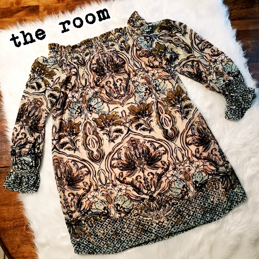 Gorgeous Velour Top with Sheer Sleeves